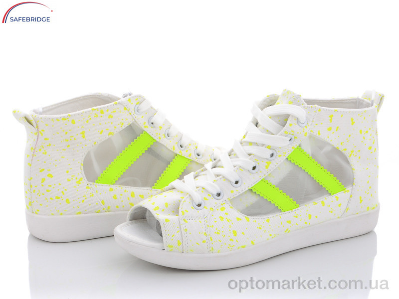 Купить Кеды женские CF017 white-green Desun белый, фото 1