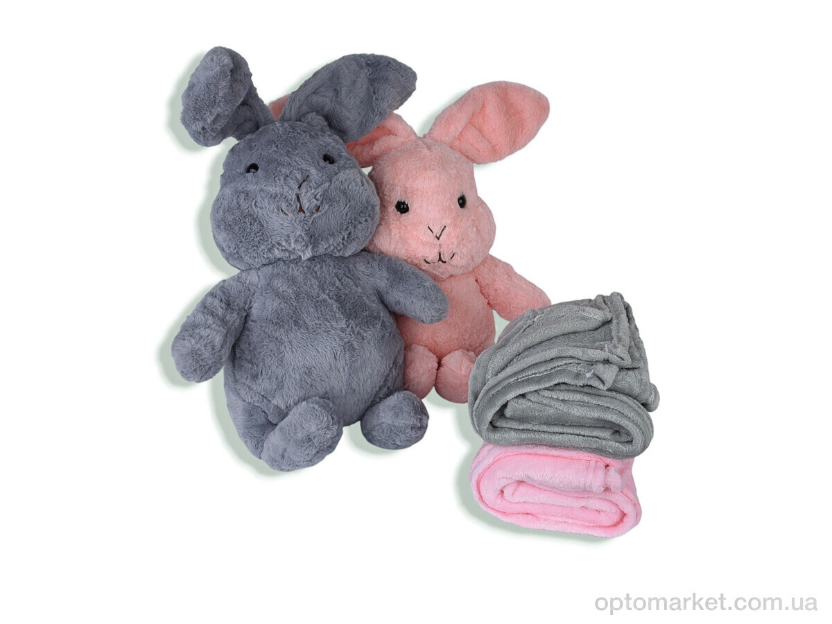 Купить Пледи дитячі CH7460 (12118) зайчик іграшка (50х35)-плед 120x160 mix Colorful Home мікс, фото 1