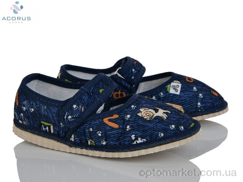 Купить Капці дитячі Чап-Чап т.синій Acorus синій, фото 1