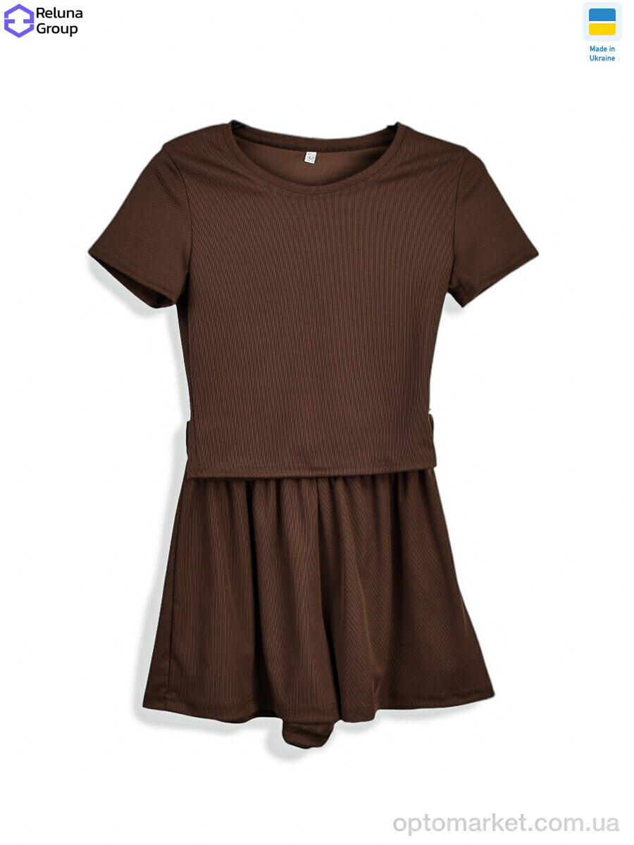 Купить Костюм жіночі CL003-1 brown Reluna Group коричневий, фото 1