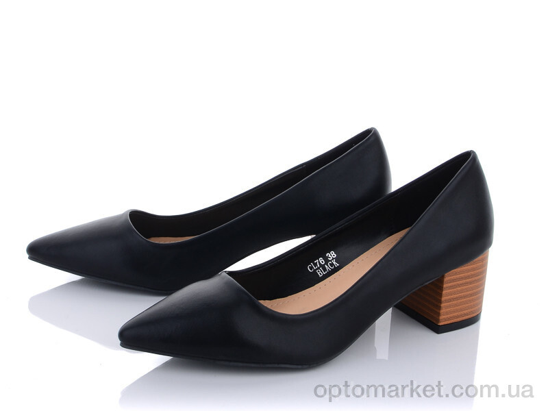 Купить Туфлі жіночі CL076 black STAR чорний, фото 1