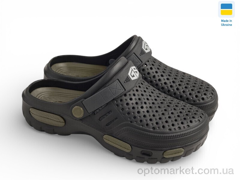 Купить Крокси чоловічі CM118 чорний Gipanis чорний, фото 1