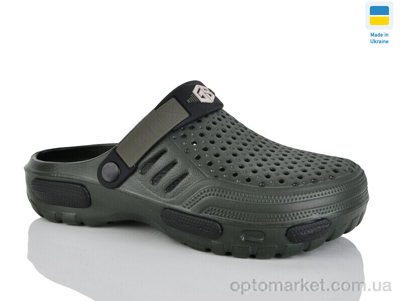 Купить Крокси чоловічі CM118 xaki Gipanis зелений, фото 1