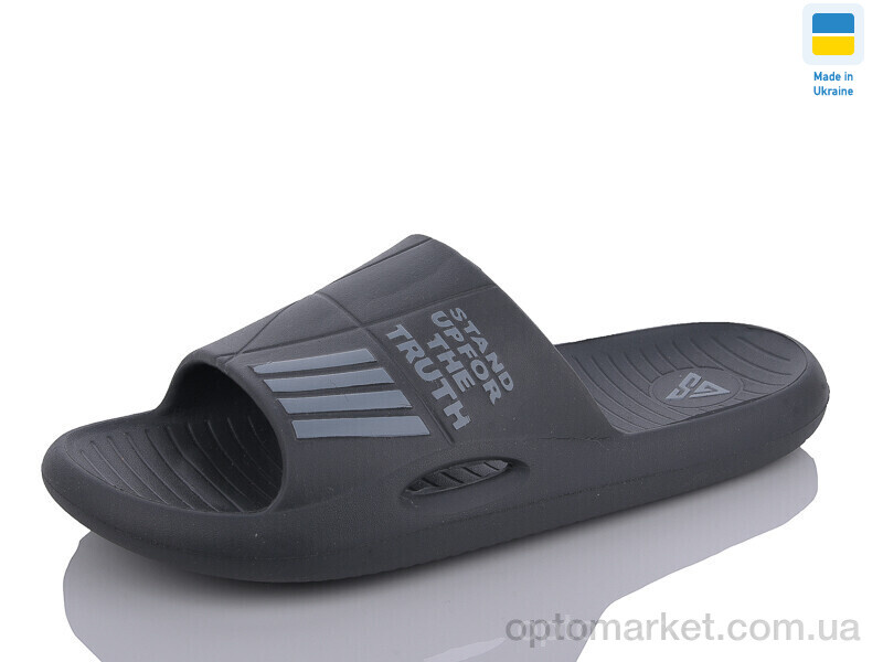Купить Шльопанці чоловічі CM141 графіт Крок сірий, фото 1