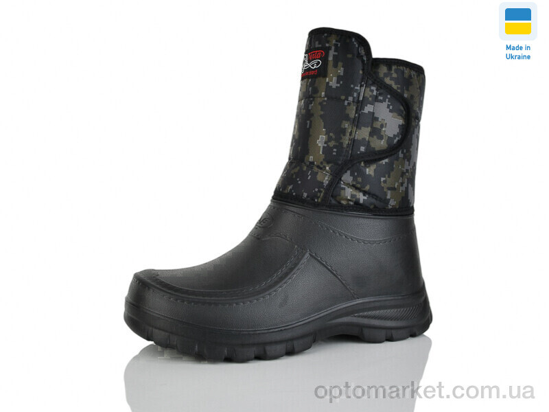 Купить Чоботи з піни чоловічі CM41 хакі Verta чорний, фото 1