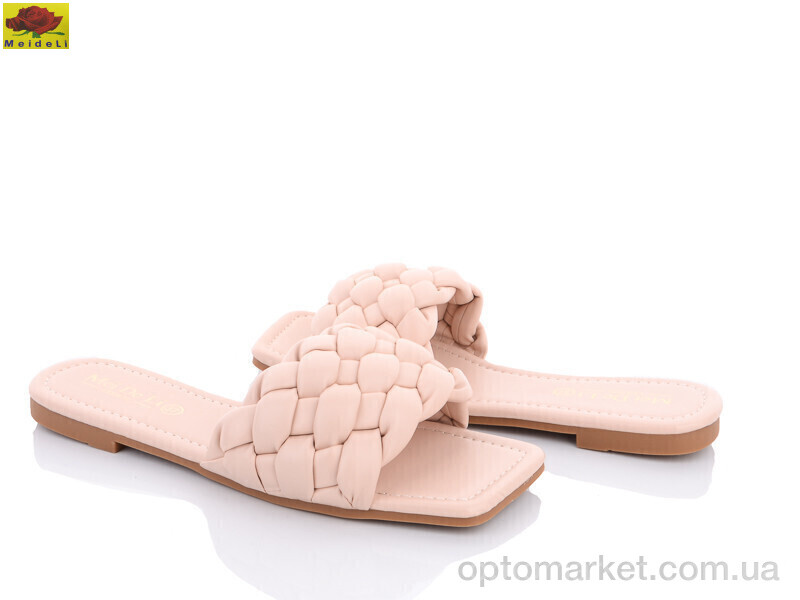 Купить Шльопанці жіночі CR183-3 Mei De Li бежевий, фото 1