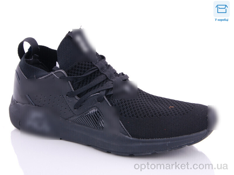 Купить Кросівки чоловічі CR4 black-black F.la чорний, фото 1