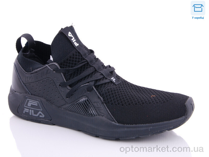 Купить Кросівки чоловічі CR4 black-black F.la чорний, фото 2