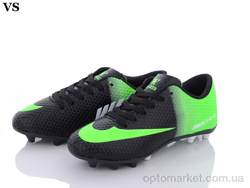 Купить Футбольне взуття дитячі Crampon 011 black Walked чорний, фото 2