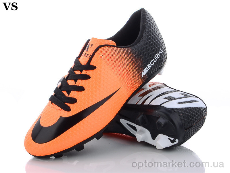 Купить Футбольне взуття дитячі CRAMPON 03 (36-39) Walked помаранчевий, фото 1