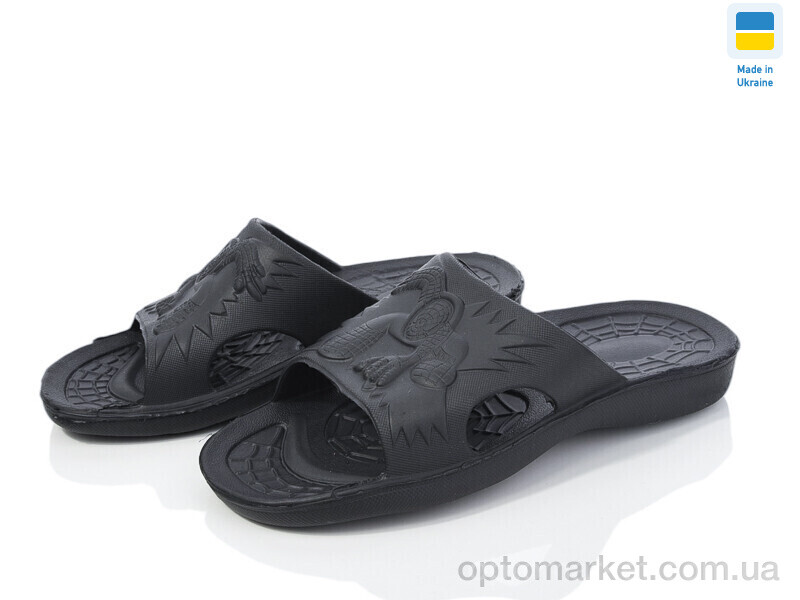 Купить Шльопанці дитячі Cross SV008 чорний павук Cross чорний, фото 1