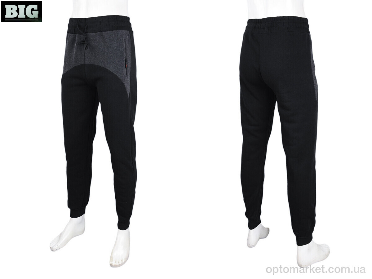 Купить Спортивні штаны чоловічі CS403-1-150 black Shuyue чорний, фото 3