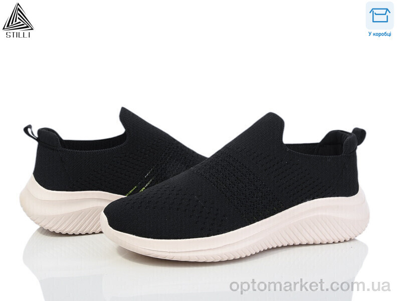 Купить Кросівки жіночі CX1110-6 піна Stilli чорний, фото 1