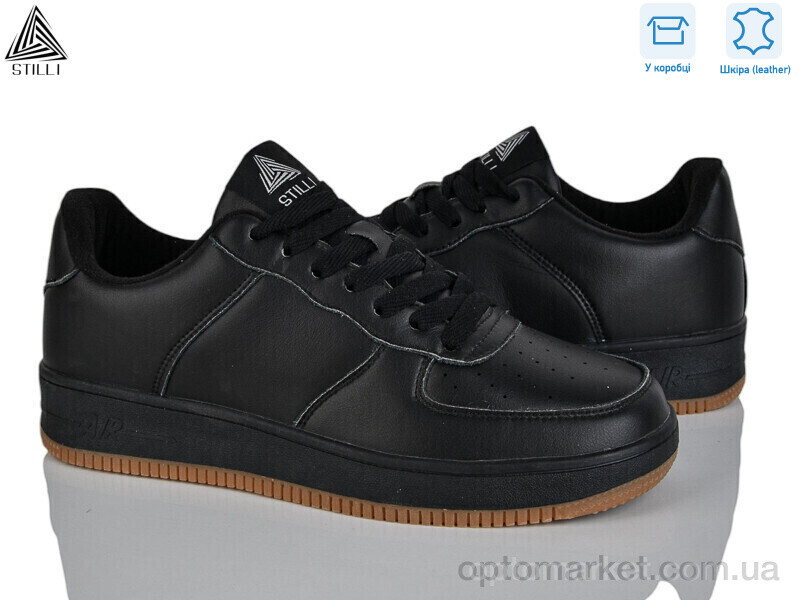 Купить Кросівки чоловічі CX1490-2 шкіра піна Stilli чорний, фото 1