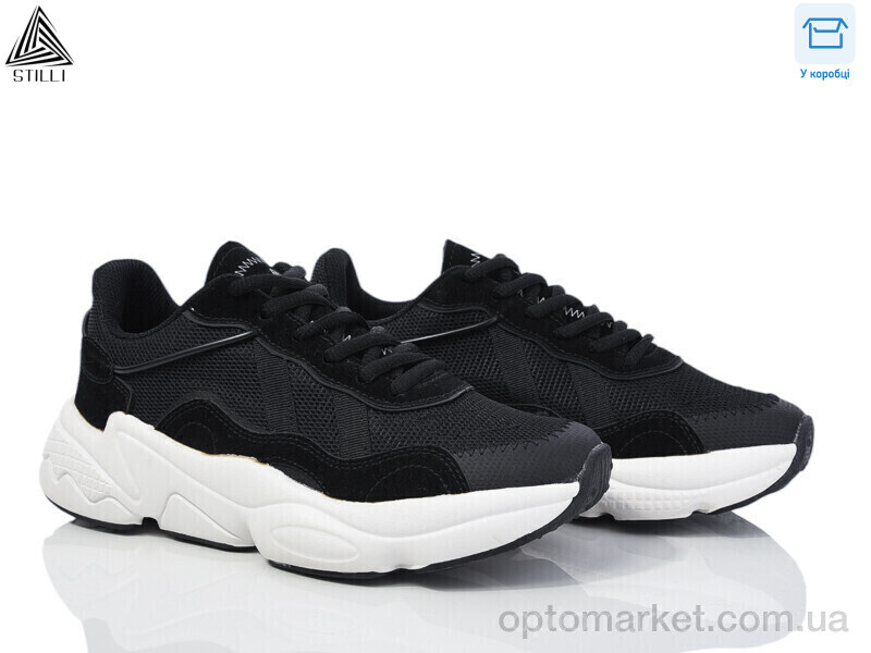 Купить Кросівки жіночі CX206-4 піна Stilli чорний, фото 1