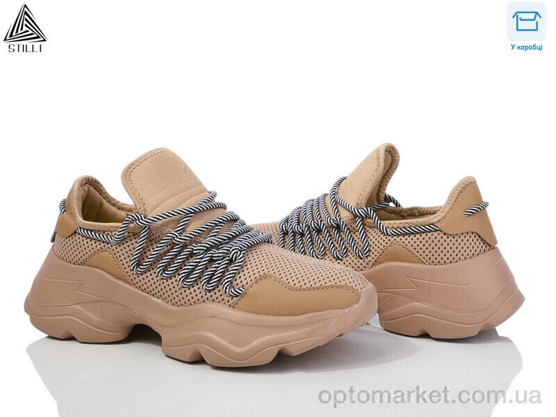 Купить Кросівки жіночі CX208-5 піна Stilli коричневий, фото 1