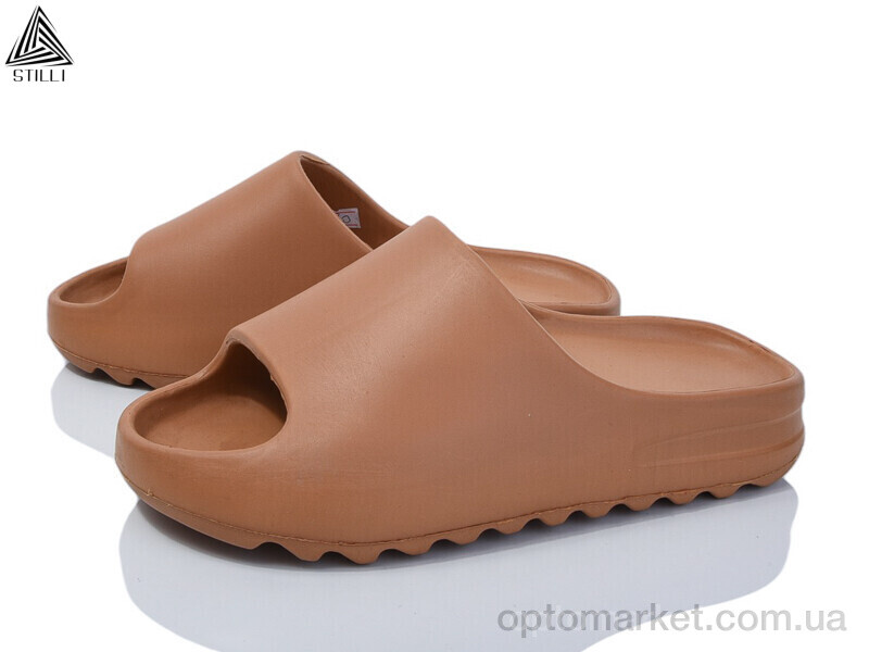 Купить Шльопанці жіночі CX300-8 піна Stilli коричневий, фото 1