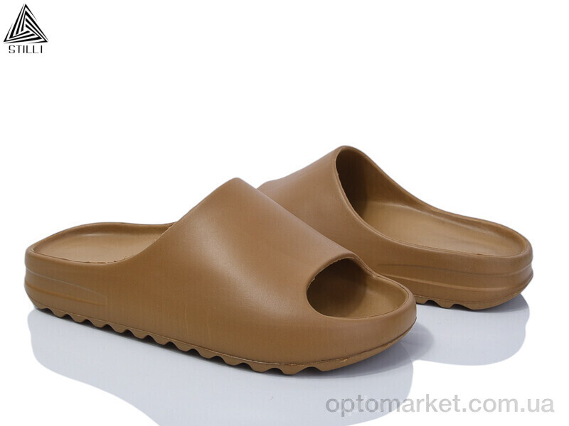 Купить Шльопанці чоловічі CX301-4 піна Stilli коричневий, фото 1