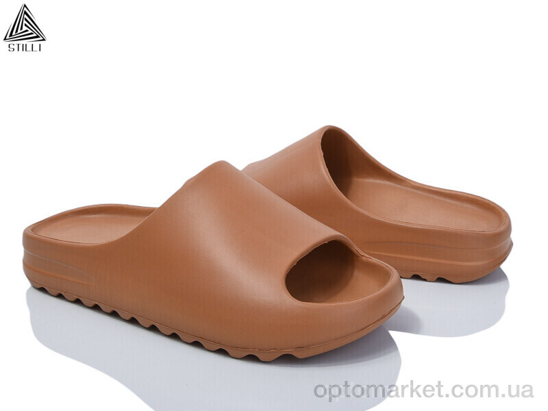 Купить Шльопанці чоловічі CX301-8 піна Stilli коричневий, фото 1