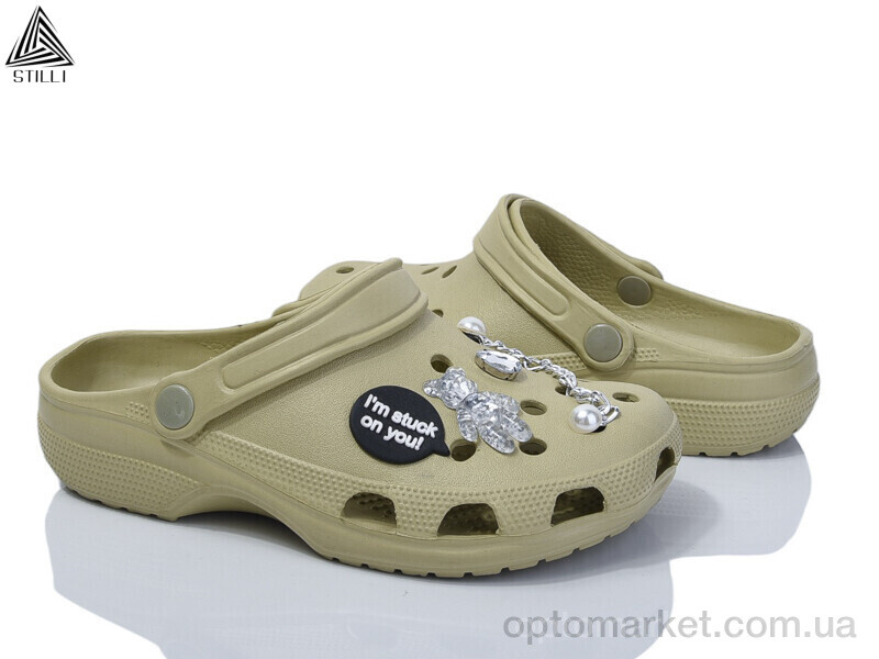 Купить Крокси жіночі CX311-7 без джибітсів піна Stilli зелений, фото 1