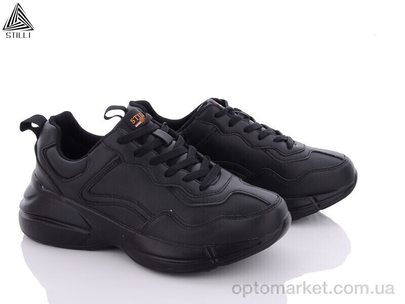 Купить Кросівки чоловічі CX608-1 піна Stilli чорний, фото 1