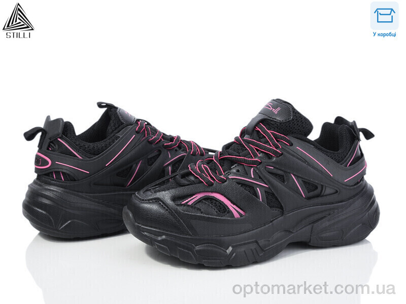 Купить Кросівки жіночі CX653-105 піна Stilli чорний, фото 1