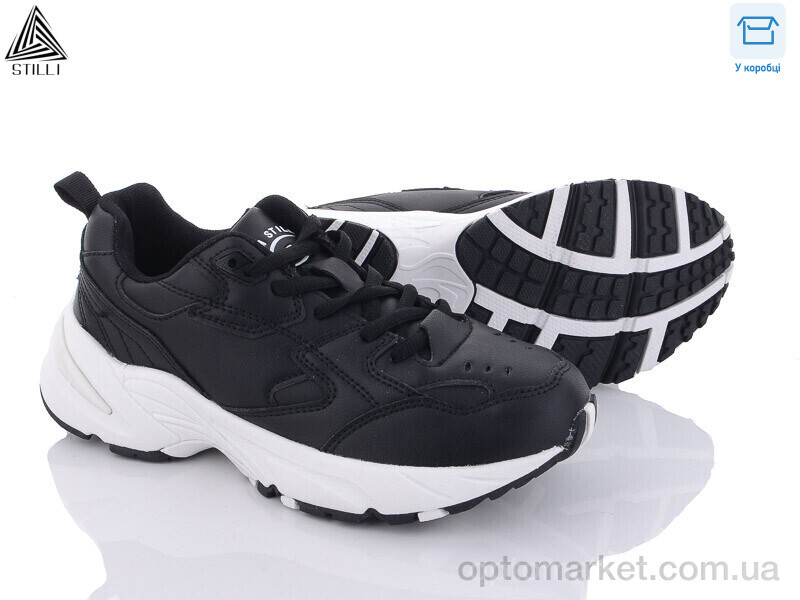Купить Кросівки жіночі CX675-11 піна Stilli чорний, фото 1