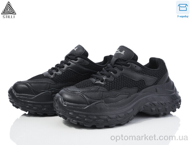 Купить Кросівки жіночі CX940-1 шкіра Stilli чорний, фото 1