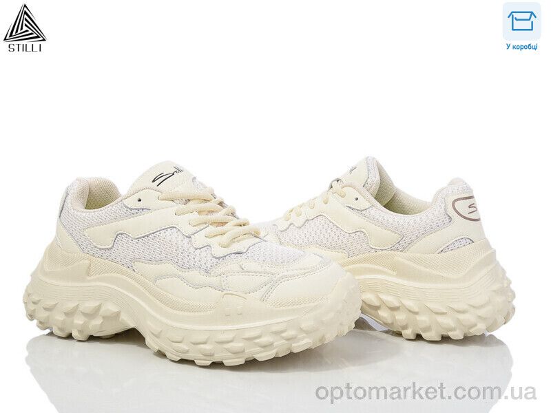Купить Кросівки жіночі CX940-3 шкіра Stilli бежевий, фото 1