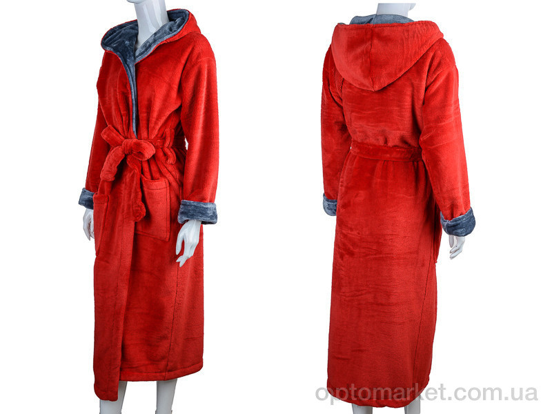 Купить Халат жіночі 100011 red Sharm червоний, фото 3