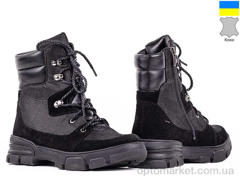 Купить Ботинки женские 149087 Lonza Черный, фото 1