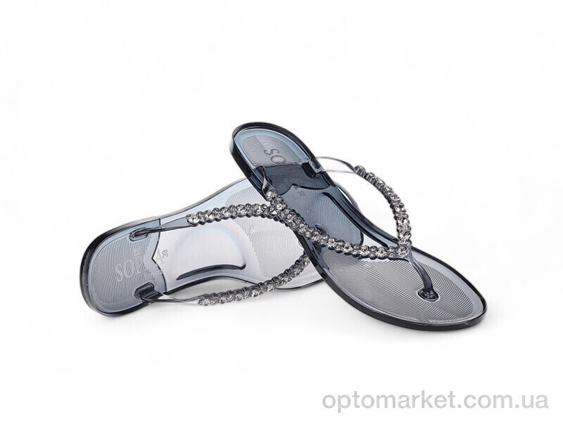 Купить Шльопанці жіночі 152542 Sopra чорний, фото 1