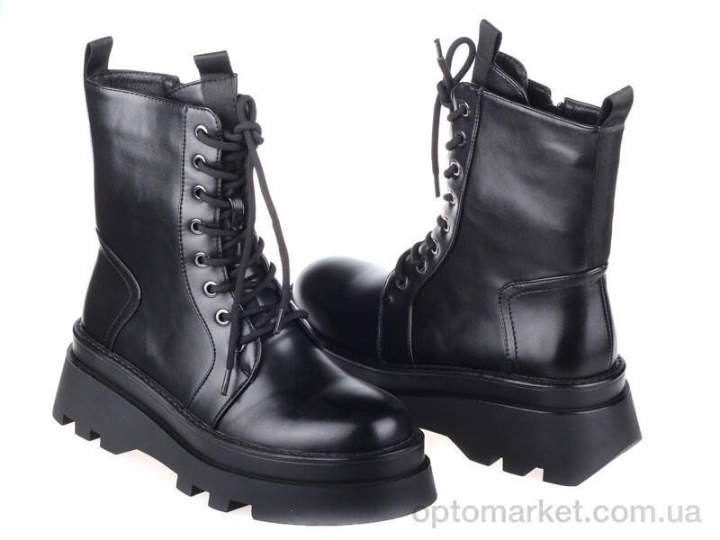 Купить Черевики жіночі 164674 Fabio Monelli чорний, фото 1