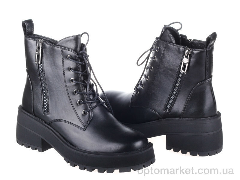 Купить Черевики жіночі 164704 Fabio Monelli чорний, фото 1