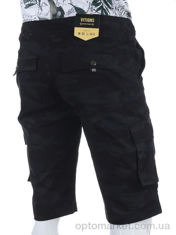 Купить Шорты мужчины 319AB black VITIONS черный, фото 2