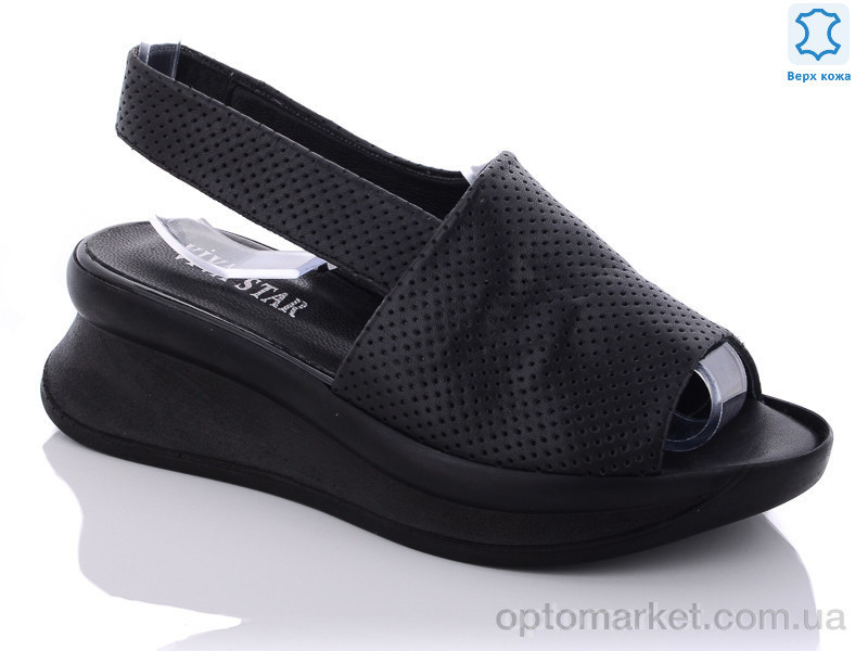 Купить Босоніжки жіночі 569-290 black Viva Star чорний, фото 1