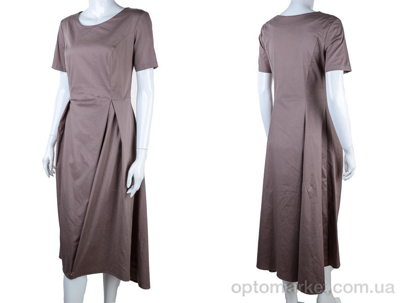 Купить Сукня жіночі 61622 brown Vande Grouff коричневий, фото 3