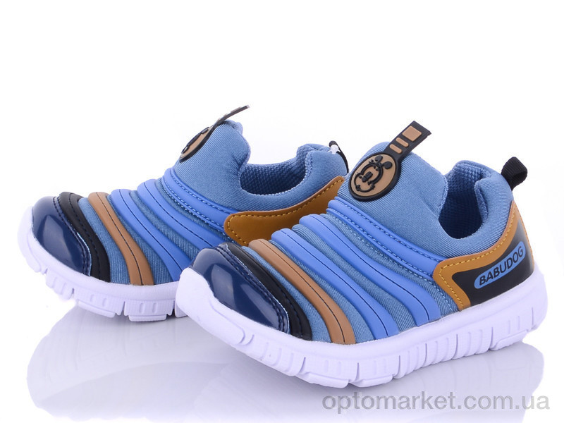 Купить Кросівки дитячі 712 Babudog блакитний, фото 1