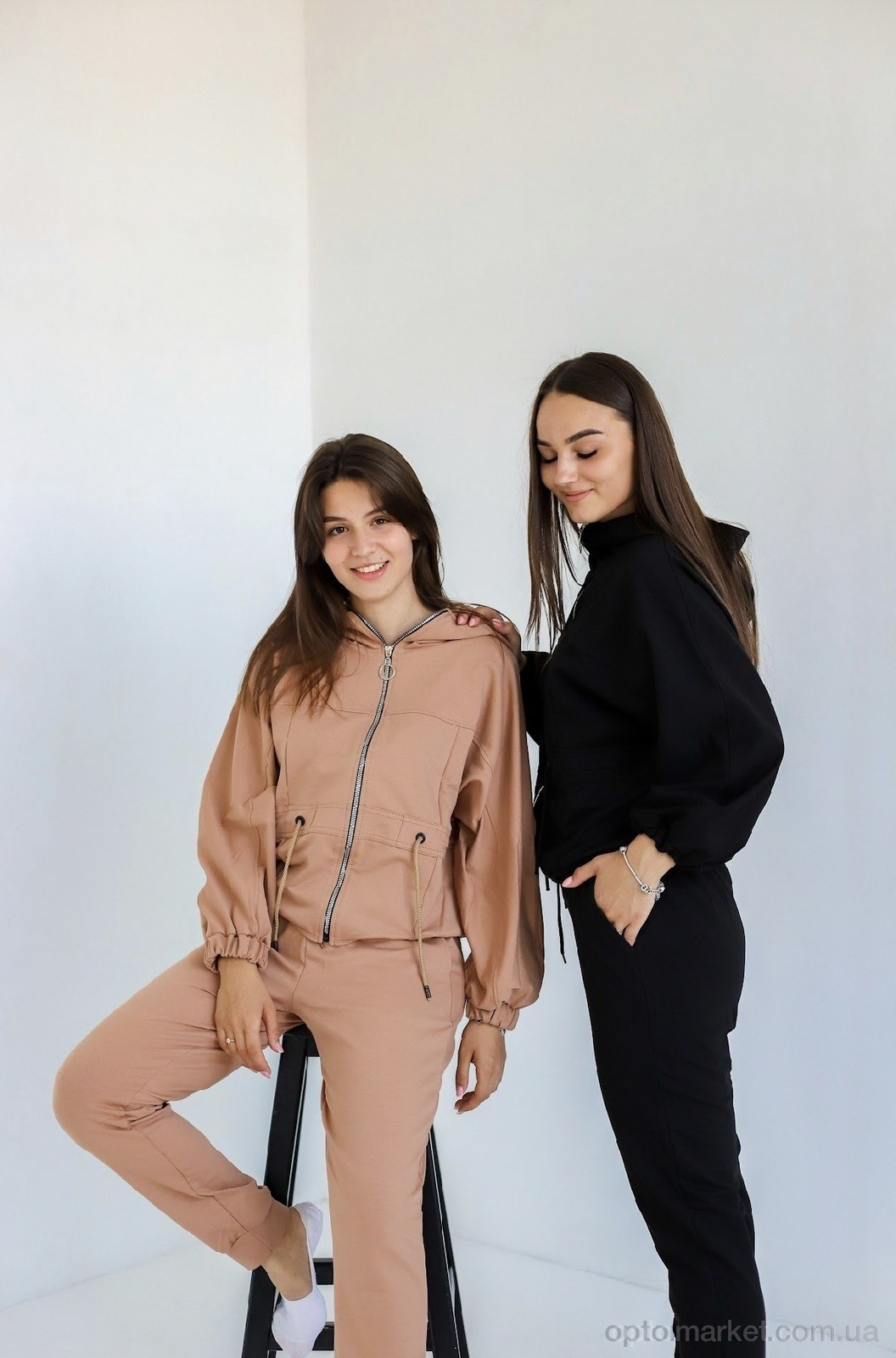 Купить Спортивний костюм жіночі 7515 кава Di.Va коричневий, фото 4