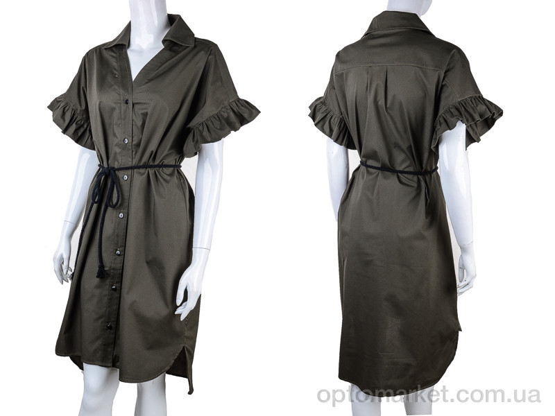 Купить Сукня жіночі 955 khaki Vande Grouff хакі, фото 3