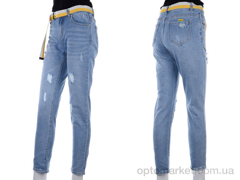 Купить Брюки женские DN657 blue New jeans голубой, фото 3