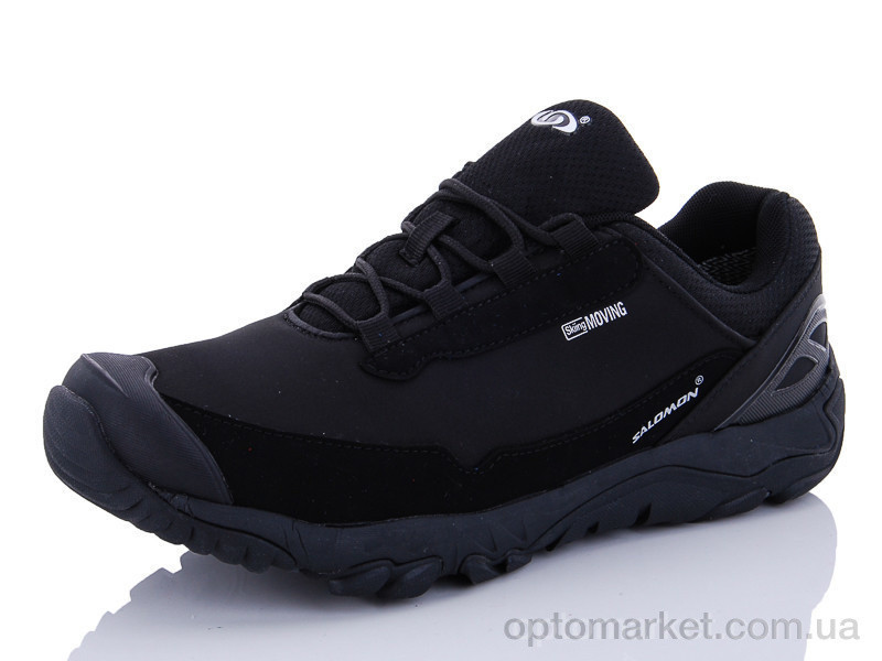 Купить Кросівки чоловічі A839-1 Salomon чорний, фото 1