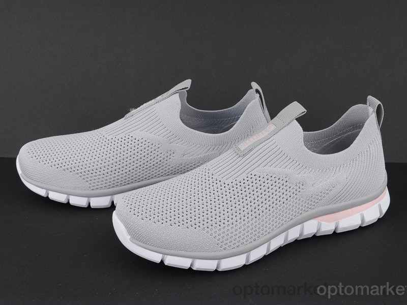 Купить Кроссовки женские B2073-1 Classica серый, фото 2