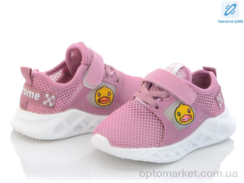 Купить Кросівки дитячі BD-C095-1 розовый LED Babudog фіолетовий, фото 1