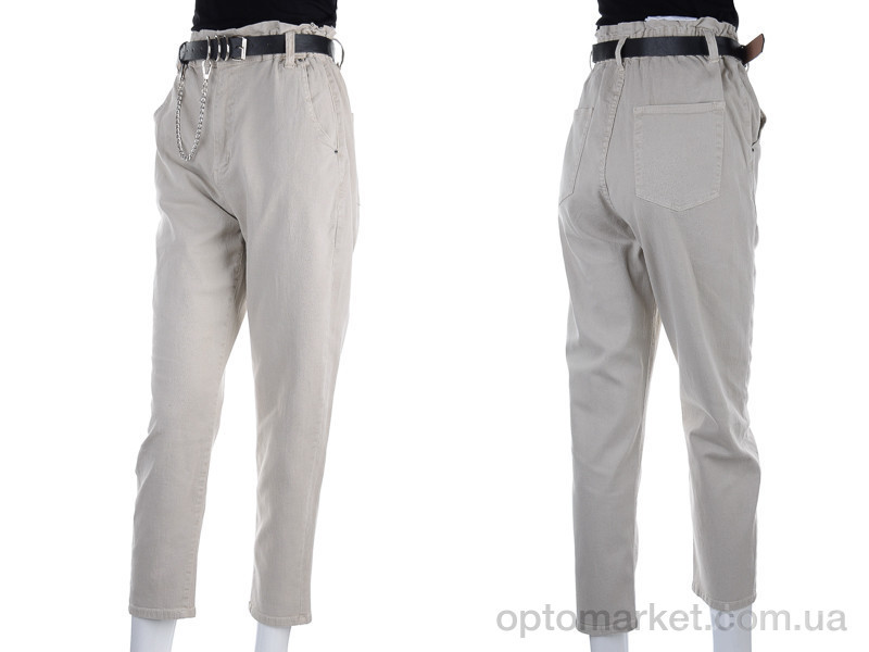 Купить Брюки женские G647-14 beige Saint Wish бежевый, фото 3