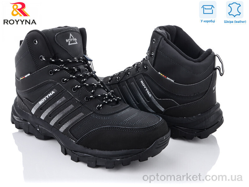 Купить Черевики чоловічі 061D-8 Royyna чорний, фото 2