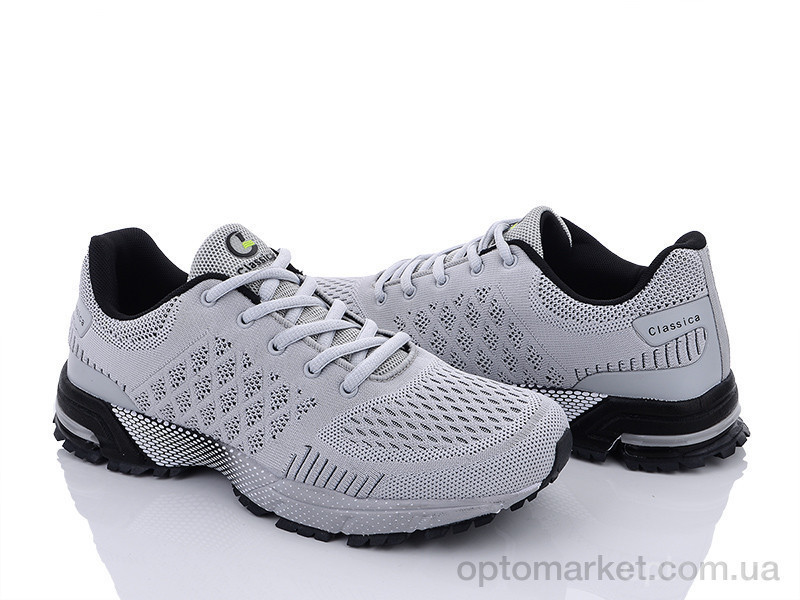 Купить Кроссовки мужчины 1060-1 Classica серый, фото 3