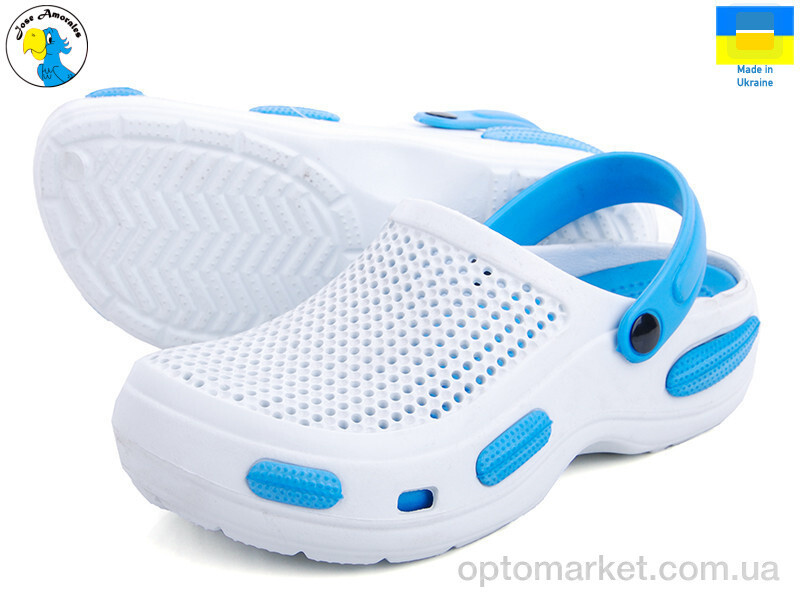 Купить Крокси жіночі 115543 Jose Amorales білий, фото 2