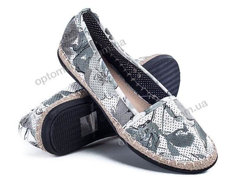 Купить Эспадрильи женские 118151 Allshoes серый, фото 2