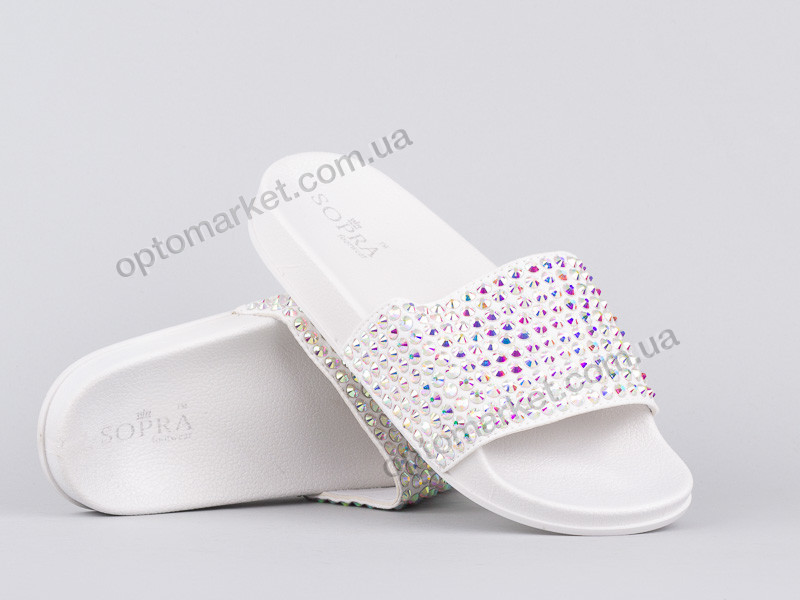 Купить Шлепки женские 140283 Sopra белый, фото 2
